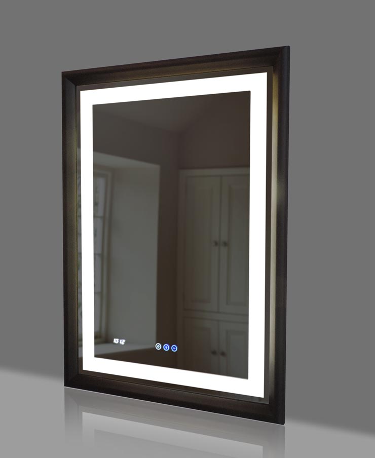 PS Framed Anti-fogging  LED Mirror